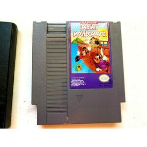 Mickey Mousecapade (Nintendo Entertainment System, 1988) Cart and Sleeve